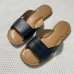 Banana Republic Leather Slide Sandals